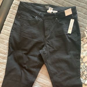 Time and Tru stretch black plus size jeans